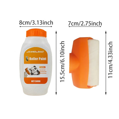 500G WALL REPAIR PASTE, the Product Comes with Rolling Brush. Home Wall Finishing, Wall Surface Hole Fill Quick and Easy Solutio