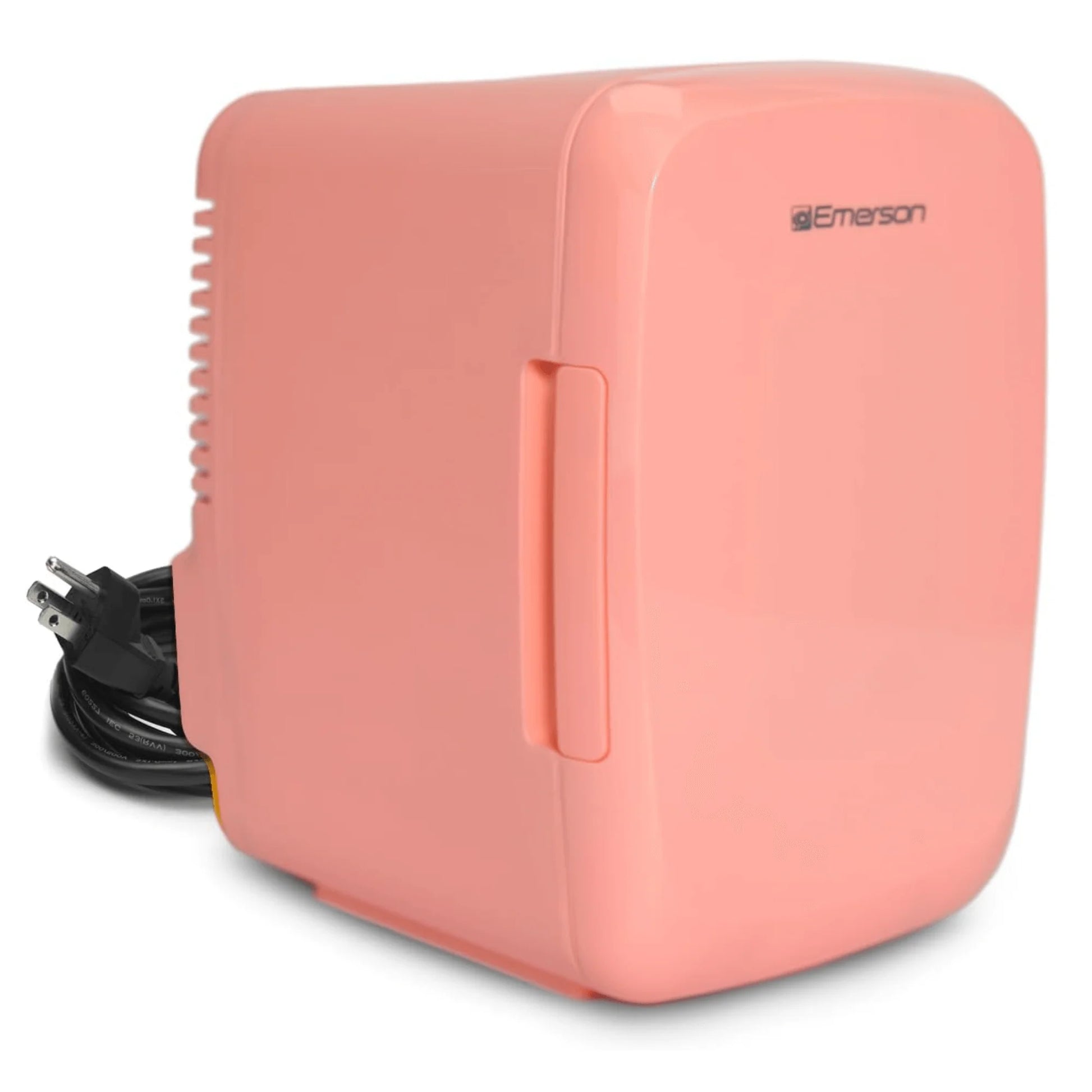 Compact Mini Fridge Cooler with Secure Latch - Perfect for 6 Cans on the Go!