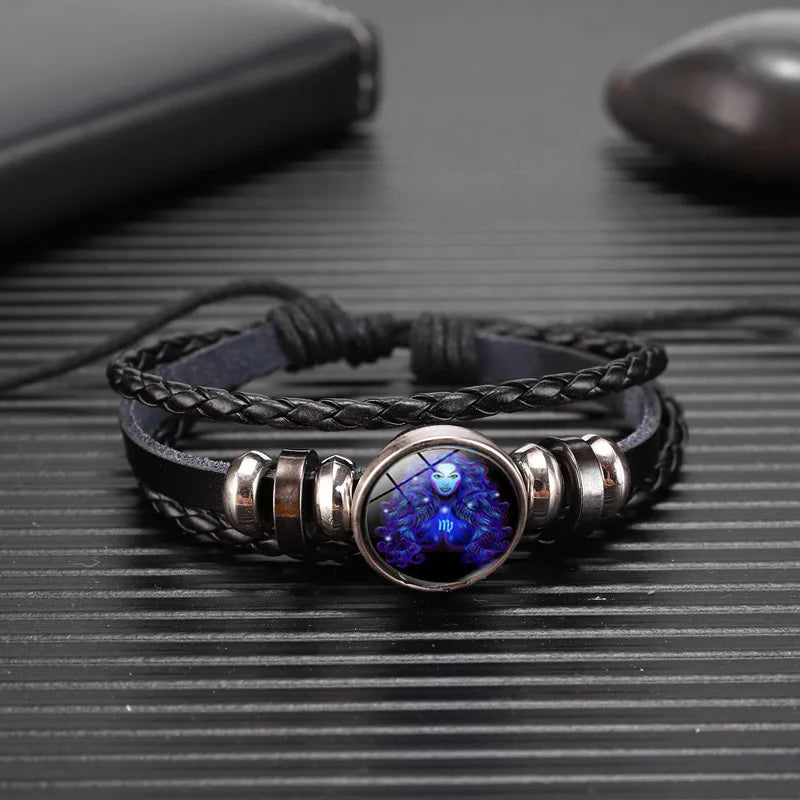 Zodiac Signs Constellation Charm Bracelet 