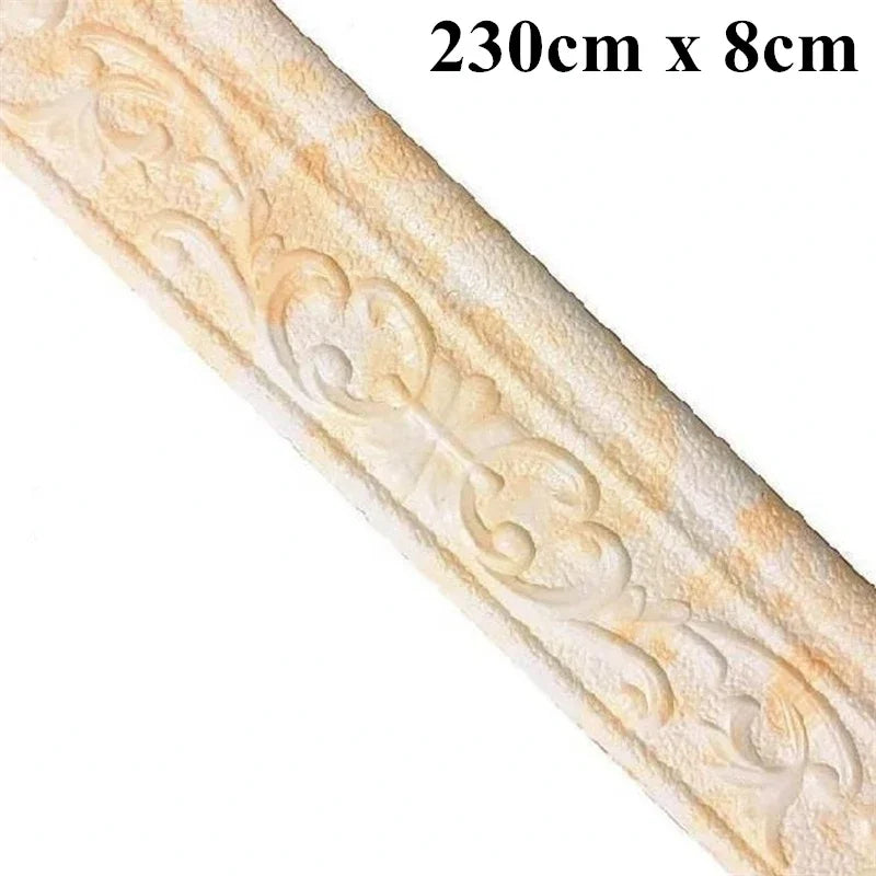 3D Foam Wall Edge Strip- Great For Baby Proofing Home ! 