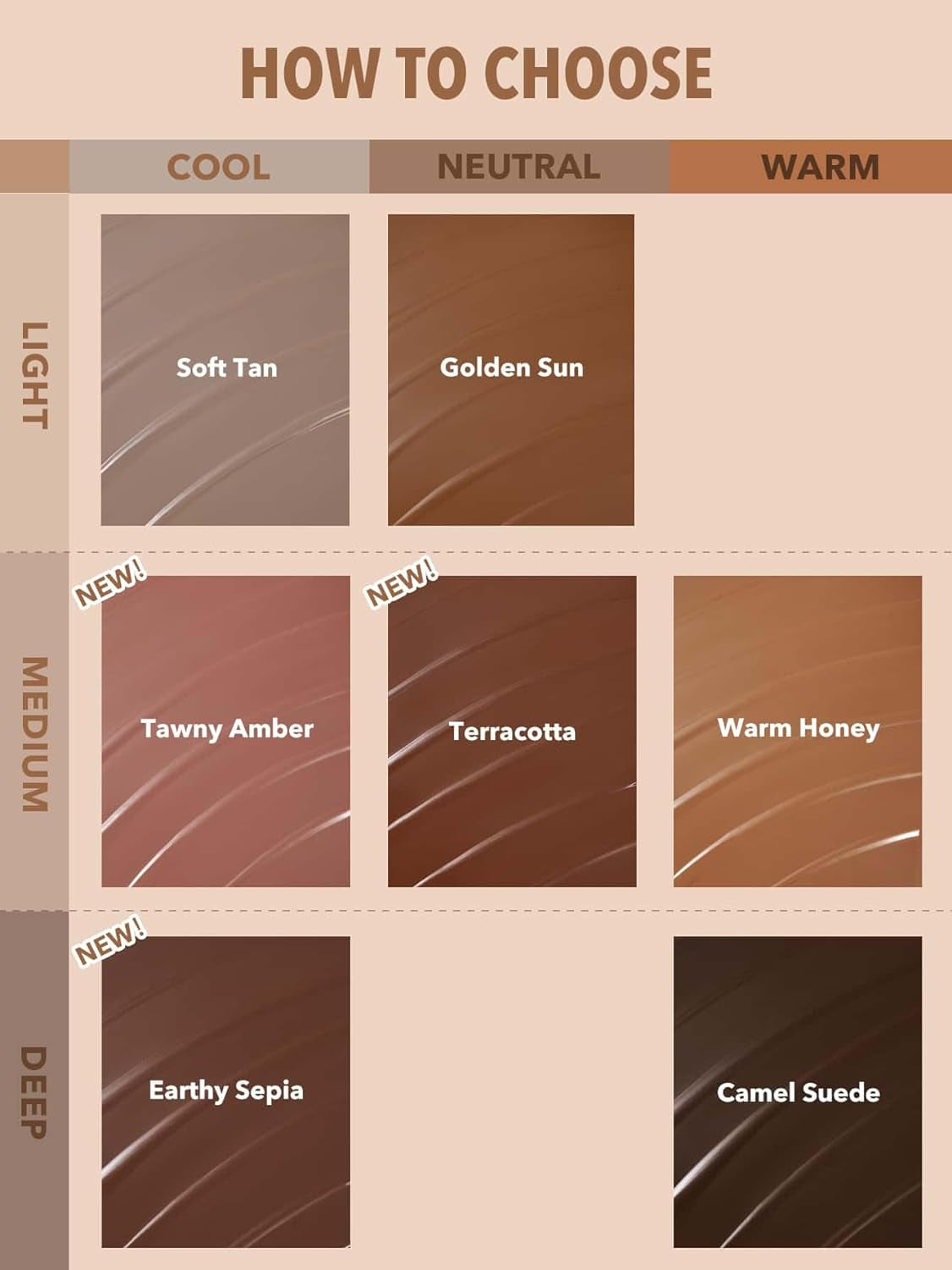 Sun Sculpt Liquid Contour Stick Long Lasting Cream Bronzer Makeup-Warm Honey