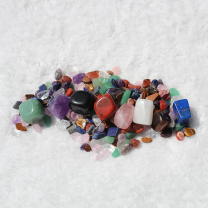 Chakra Stones Set of 8 - Premium Healing Crystals for Balancing, Meditation & Reiki Therapy