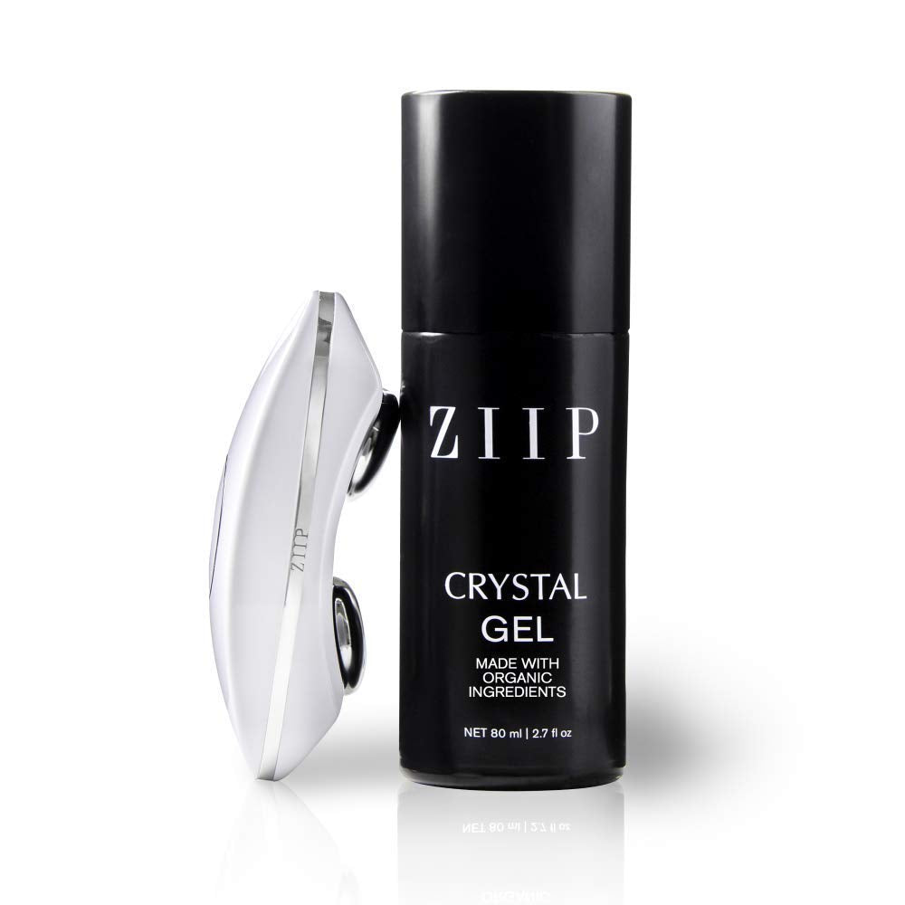 Unlock Radiant Skin: OX Microcurrent Facial Device with Organic Crystal Gel for Home Sculpting, Lifting & Contouring!