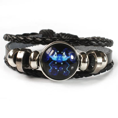 Zodiac Signs Constellation Charm Bracelet 