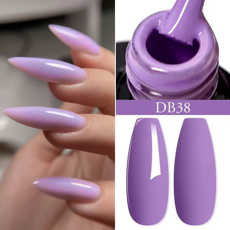 Mtssii 7ml Glitter Reflective Rubber Base Gel Polish - Laser Sparkling Semi-Permanent Soak Off UV Nail Varnish for Stunning Nail Art