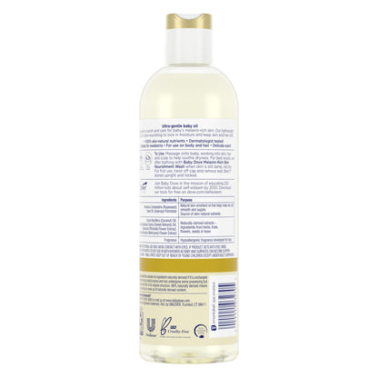  Melanin-Rich Skin Nourishment Baby Oil Sensitivity All Newborn Skin, 11.5 Oz