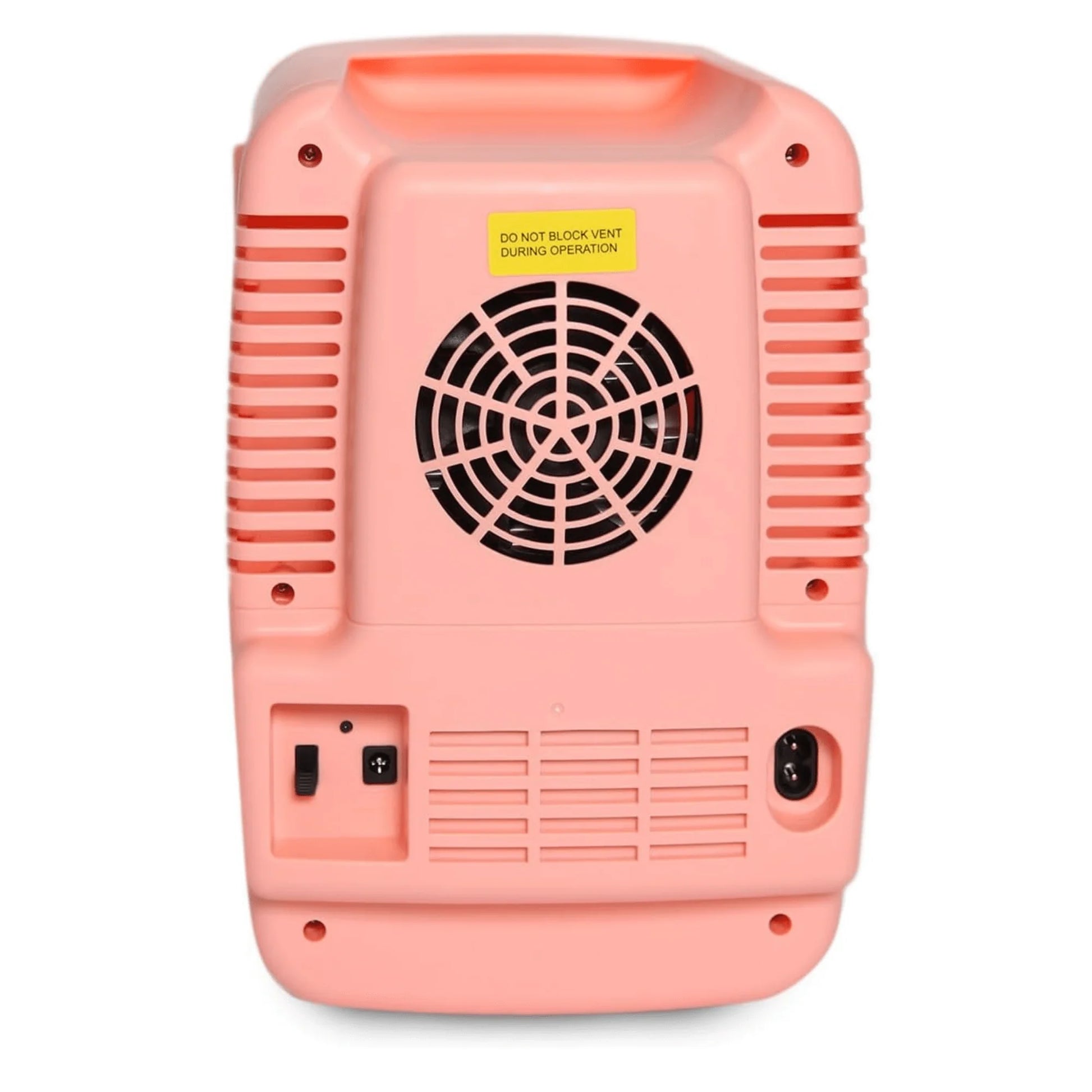 Compact Mini Fridge Cooler with Secure Latch - Perfect for 6 Cans on the Go!
