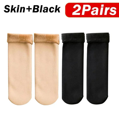 Cozy Cashmere Wool Thermal Socks for Women - Winter Warmth & Comfort - 5 Pairs of Soft Short Boot Socks