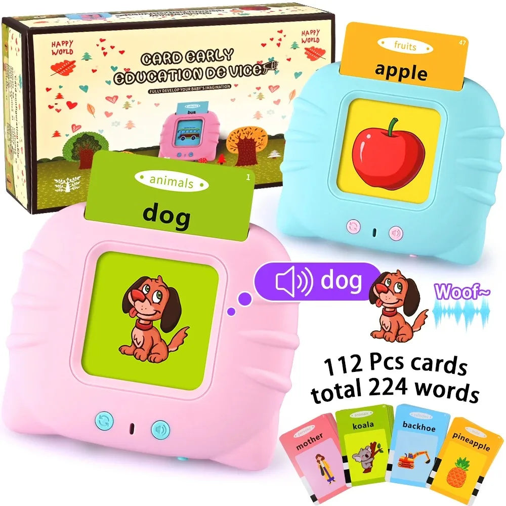 Talking Flash Cards- Alphabet Pocket Speech Toys -Therapy -Sensory Toys -Educational Fun & Games 