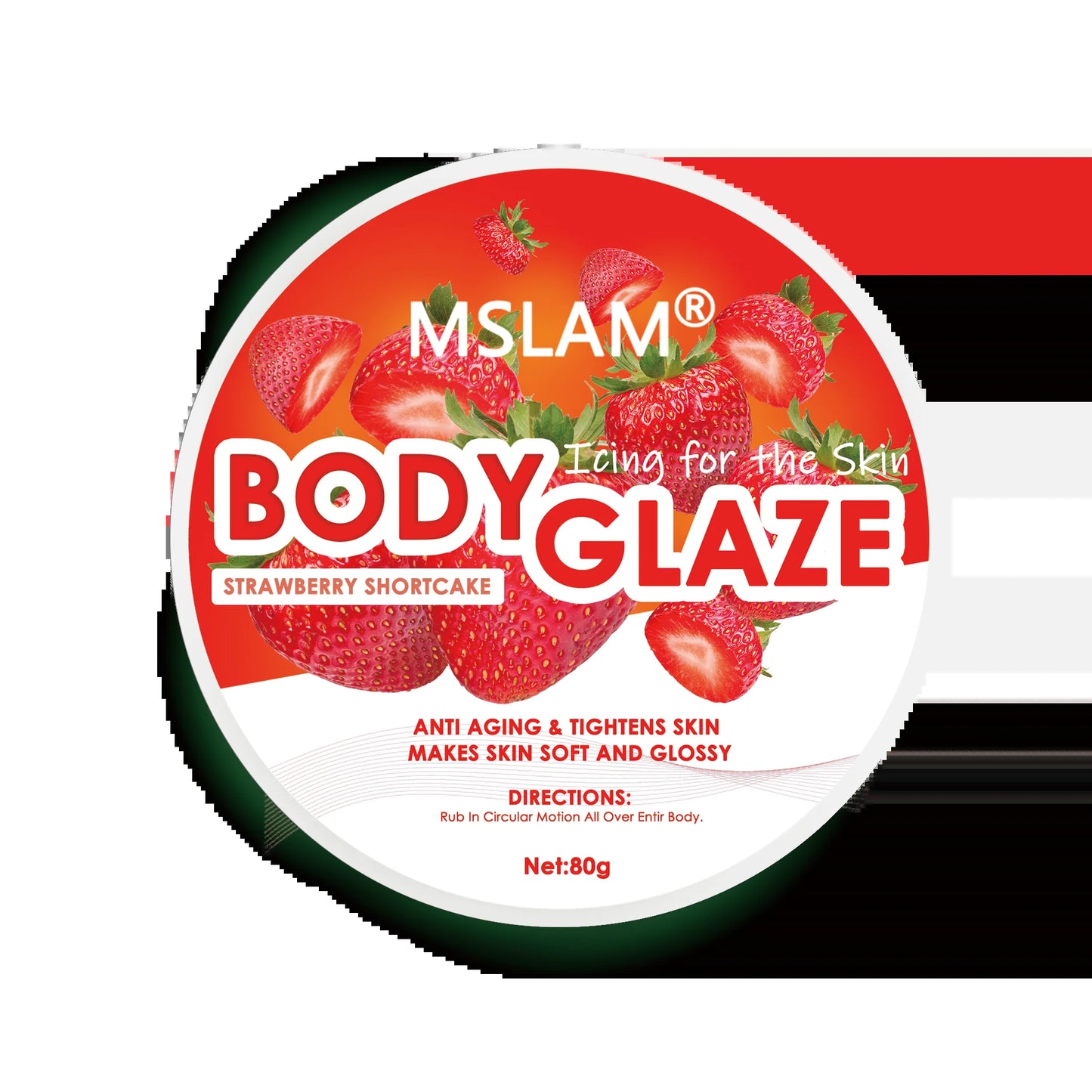 Nourishing Body Glaze Whipped Body Butter - Anti-Aging Moisturizer for Soft, Radiant Skin