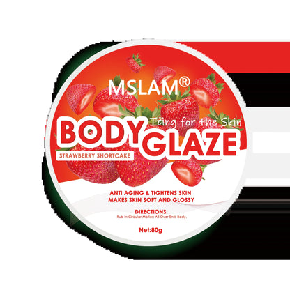 Nourishing Body Glaze Whipped Body Butter - Anti-Aging Moisturizer for Soft, Radiant Skin