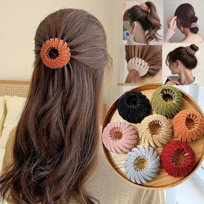 Elegant Bird Nest Hair Claw for Chic Updos