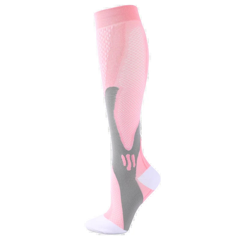 Compression Stockings -Promotes Blood Circulation - Anti-Fatigue Comfortable Solid Color Socks