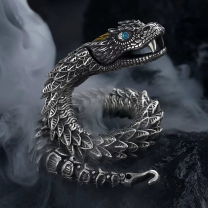Handmade Bracelet - Men's Medusa Rattlesnake Jewelry