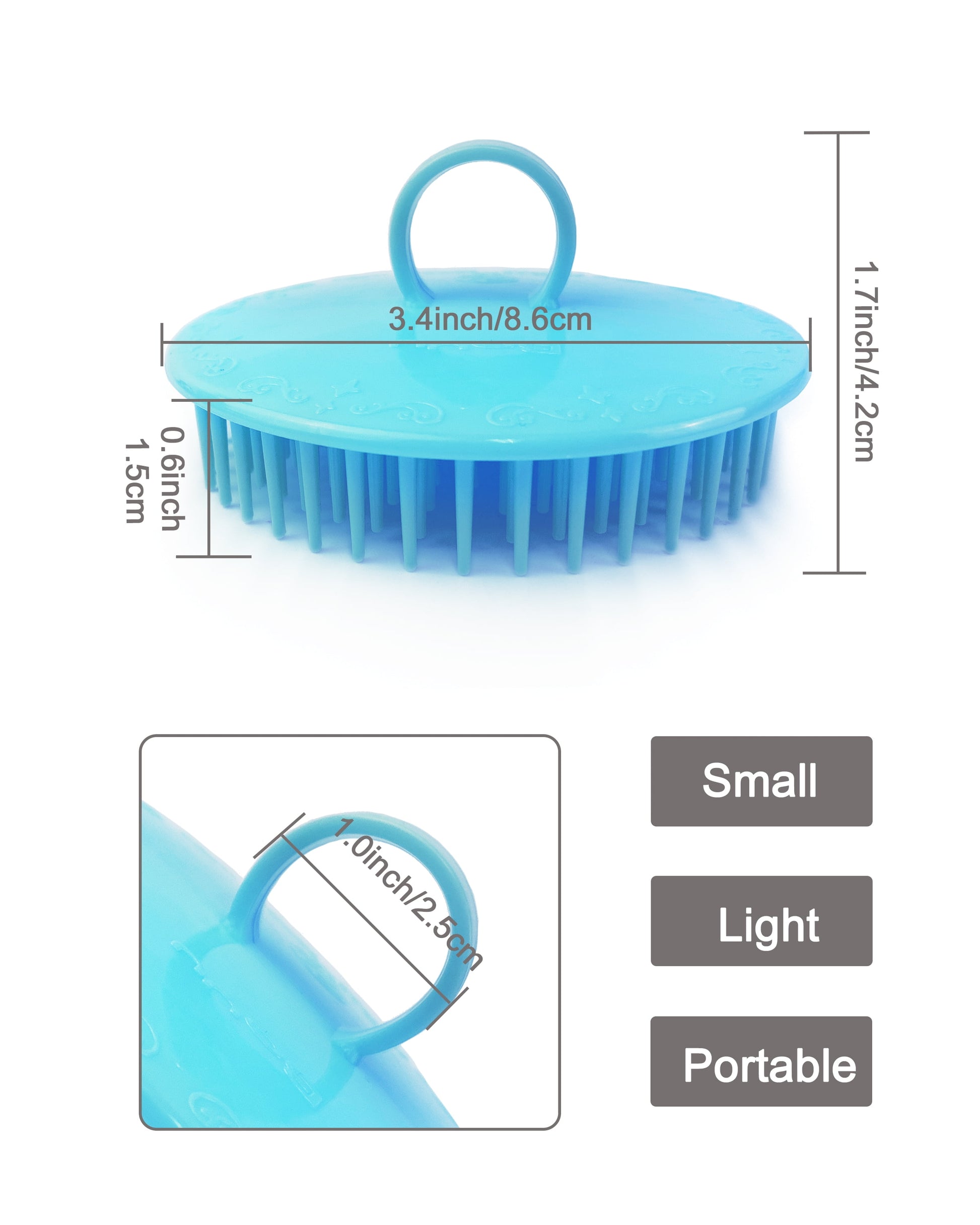 Ultimate Scalp Massager & Shampoo Brush Set - 6 Soft Scrubbers for Dandruff Relief, Exfoliation & Relaxation for Adults, Kids, and Pets!