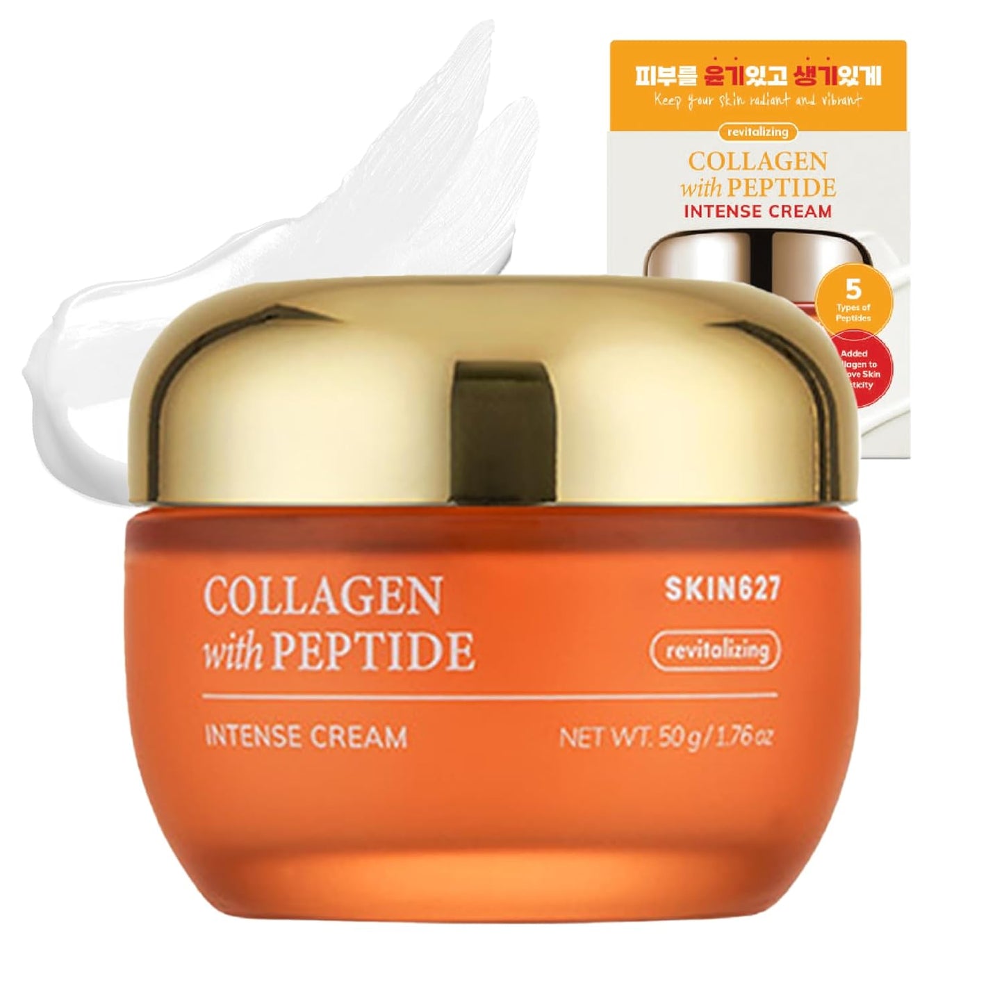 SKIN627 Daily Face Moisturizer, Face Cream, Facial Cream 1.76 Oz Korean Skin Care Korean Moisturizer (Vitamin)