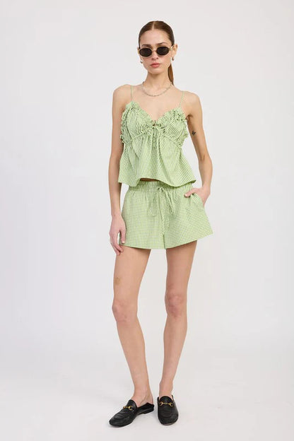 RUFFLE BABY DOLL TOP