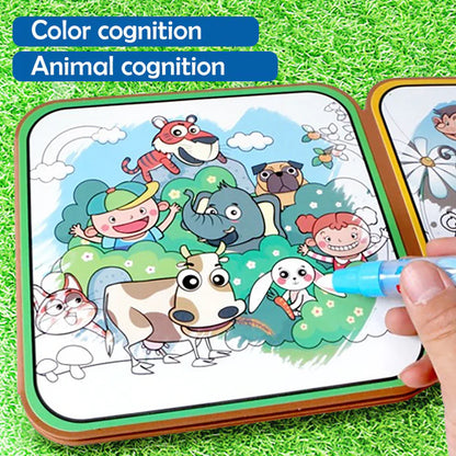 Magic Water Picture Book That Can Be Colored Repeatedly - Children Educational Toys