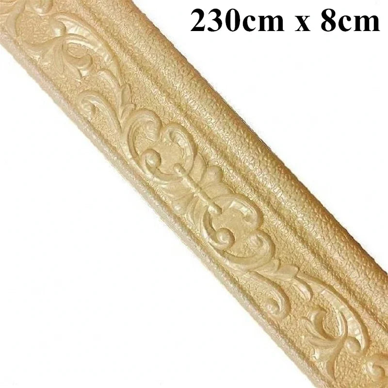 3D Foam Wall Edge Strip- Great For Baby Proofing Home ! 