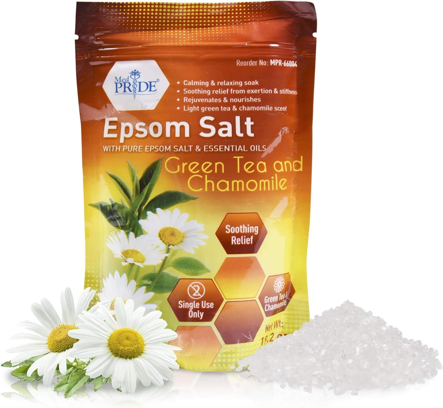 Ultimate Menthol Bath Salts with Epsom Salt for Pain Relief, Muscle Recovery & Relaxation - Lavender Scented (19.2 Ounce)