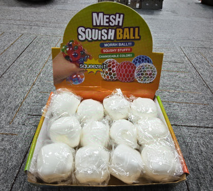 Squishy Tofu Stress Balls Autism Sensory Toys Stress & Anxiety Relief Fidget Toys Dough Water Ball Gifts Bulk for Adults Kids