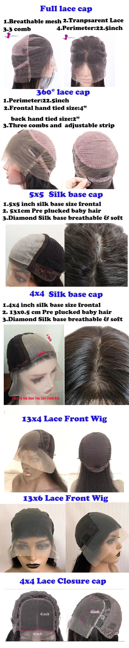 Pre-Plucked 360 Lace Front Human Hair Wigs - Highlighted Light Blonde Body Wave Style