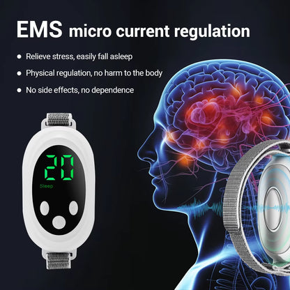 Revitalize Your Sleep with the Micro-Current Smart Sleep Instrument - Handheld Stress Relief & Insomnia Aid for Restful Nights