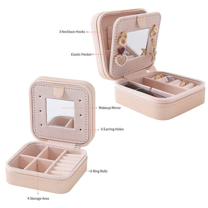 Kelofon Travel Jewelry Case Travel Jewelry Box Travel Jewelry Organizer Small...
