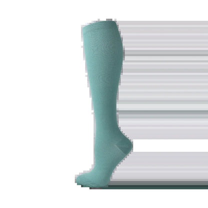 Compression Stockings -Promotes Blood Circulation - Anti-Fatigue Comfortable Solid Color Socks