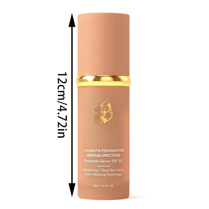 New Biomimicry Foundation 4 in 1 Spectrums 4 in 1 Biomimicry Light Spectrums Foundation with Spf50+ Longwearing