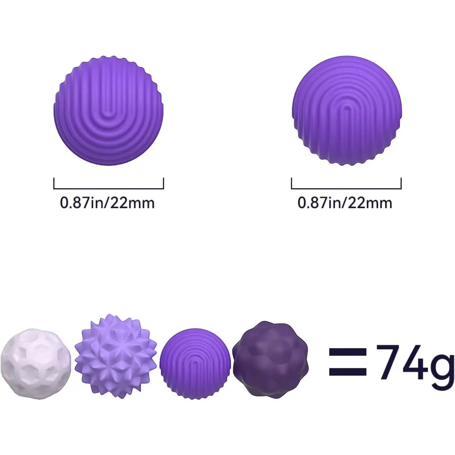  Magnetic Sensory Balls- Fidget Toy - Calming , Anxiety/Stress Relief Sensory Toy- Kids & Adults 
