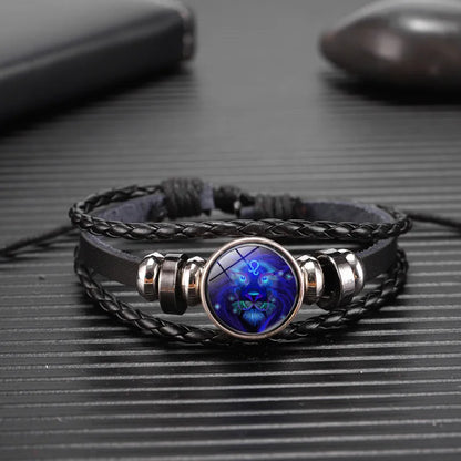 Zodiac Signs Constellation Charm Bracelet 