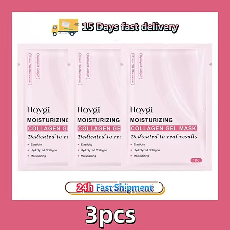 Revitalizing Pink Bio Collagen Gel Mask - Deep Hydration & Skin Tone Balance for Overnight Glow