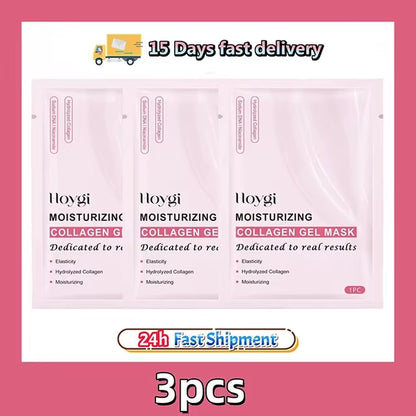 Revitalizing Pink Bio Collagen Gel Mask - Deep Hydration & Skin Tone Balance for Overnight Glow