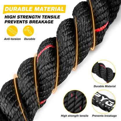 Elevate Your Workout with Weighted Jump Ropes - 2.8Lb, 3.8Lb & 5Lb Options for Total Body Fitness at Home!