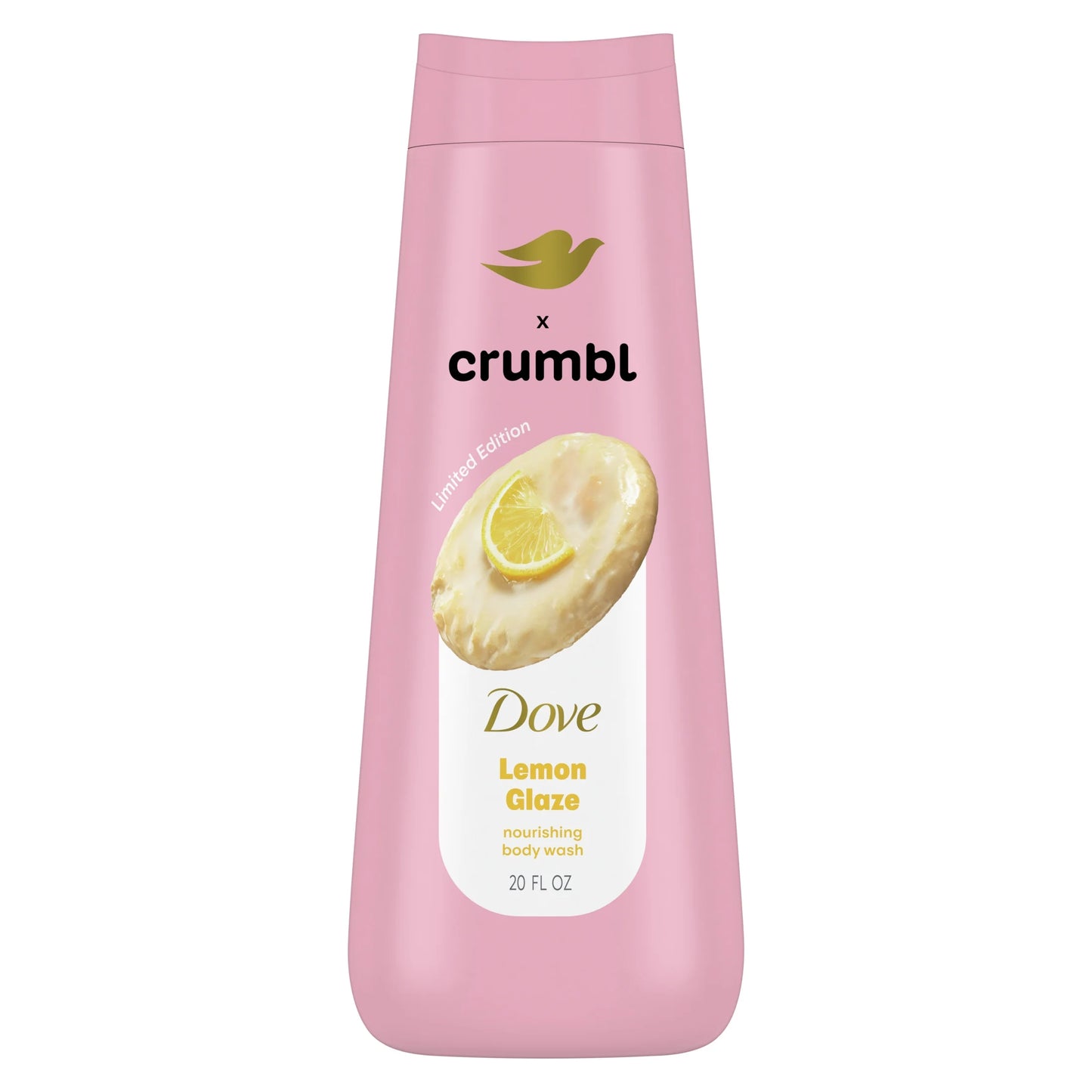 Crumbl Moisturizing Liquid Body Wash Lemon Glaze, 20 Oz