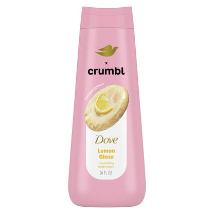 Crumbl Moisturizing Liquid Body Wash Lemon Glaze, 20 Oz