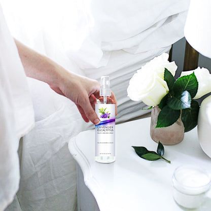 Transform Your Space: Original Lavender Eucalyptus Pillow & Linen Spray - The Ultimate Relaxation Mist (4Oz)