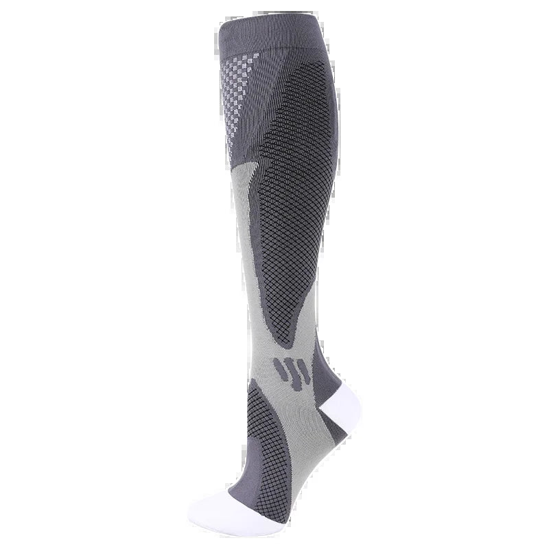 Compression Stockings -Promotes Blood Circulation - Anti-Fatigue Comfortable Solid Color Socks
