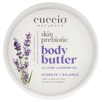 Luxurious Lavender Skin Prebiotic Body Butter - Unisex 8 Oz Moisturizer