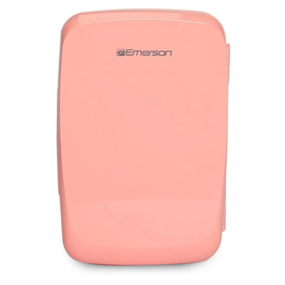 Compact Mini Fridge Cooler with Secure Latch - Perfect for 6 Cans on the Go!