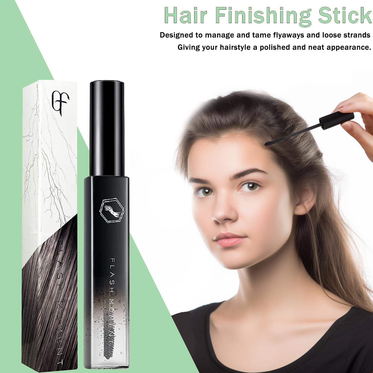 Ultimate 6-Piece Edge Control Kit for Strong Hold & Flawless Hair Styling - Perfect for 4C Hair!