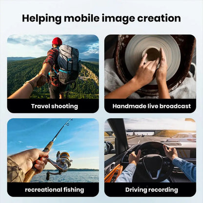Portable Neck Phone Holder Hands-Free Magnetic Neck Mount Phone Holder for Iphone Selfie Video Vlog Necklace Lanyard Quick