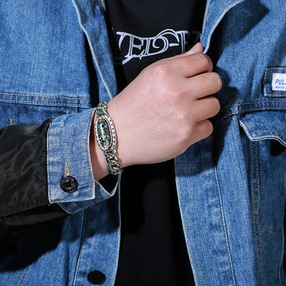  Men's Bracelet- Personality Nine Eye Pearl Bracelets High-End Gift Fashion Jewelry