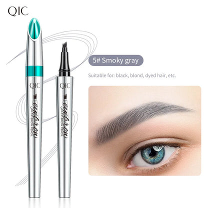 Liquid Eyebrow Pencil 3D Waterproof -Long Lasting Natural Dark Brown