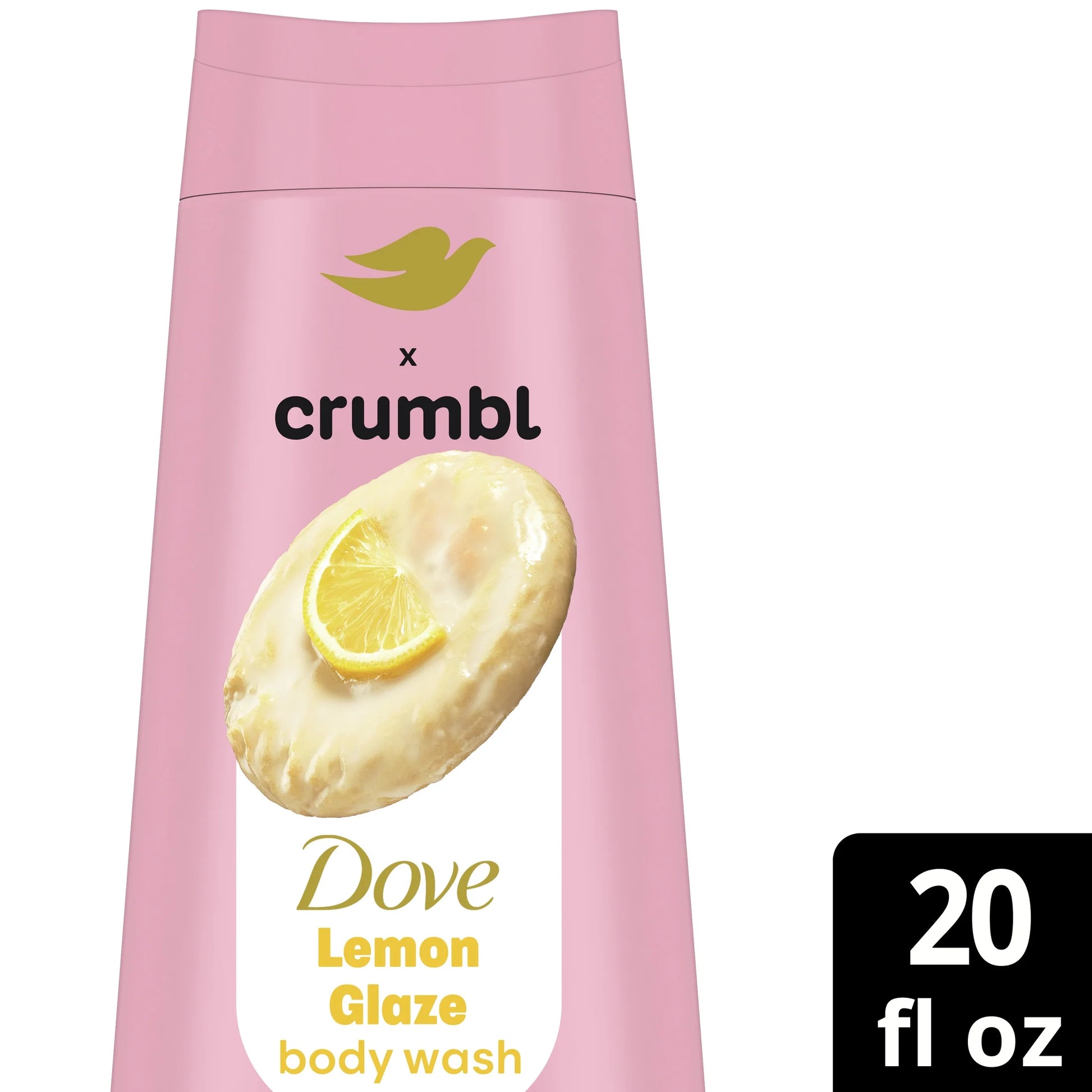 Crumbl Moisturizing Liquid Body Wash Lemon Glaze, 20 Oz