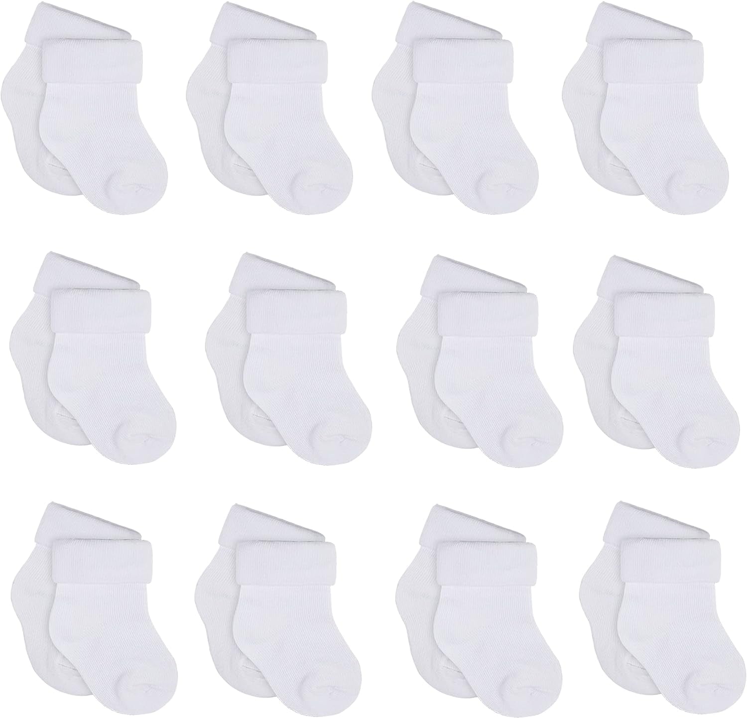 Unisex Baby 12-Pair Bootie Socks