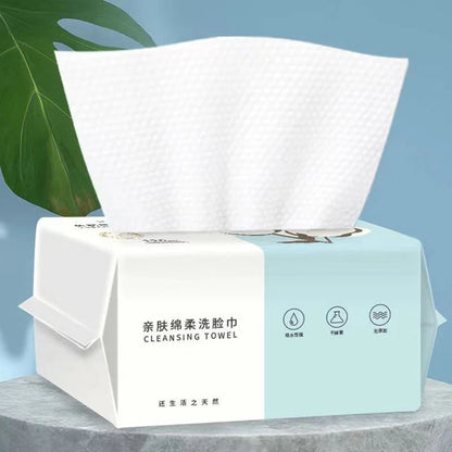 50PCS Organic Biodegradable Disposable Compressed Towel Tablets - Soft, Portable Magic Napkin Wipes
