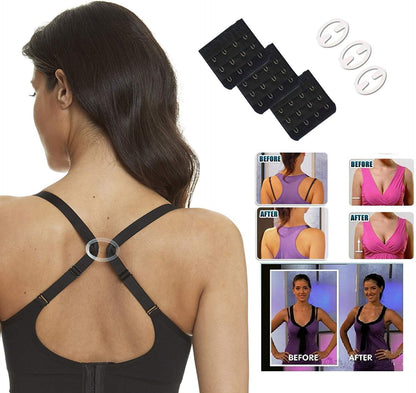 Women'S Adjustable Seamless Nursing Bra Push up Comfort Sleep Bralette,L,3Pcs/Pack(Black)