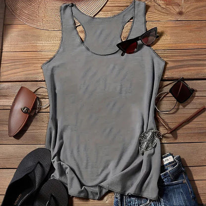 Women Five-Piece Racerback Casual Sleeveless Vest
